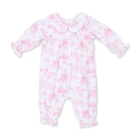 Smocked Long Sleeve Romper