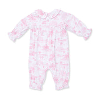 Smocked Long Sleeve Romper