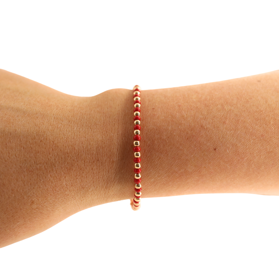 Demi Bracelet Crimson Red