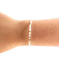 White Sprinkle Bracelet