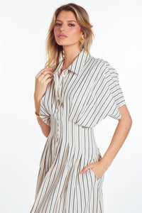 Maude Waist Detail Shirtdress