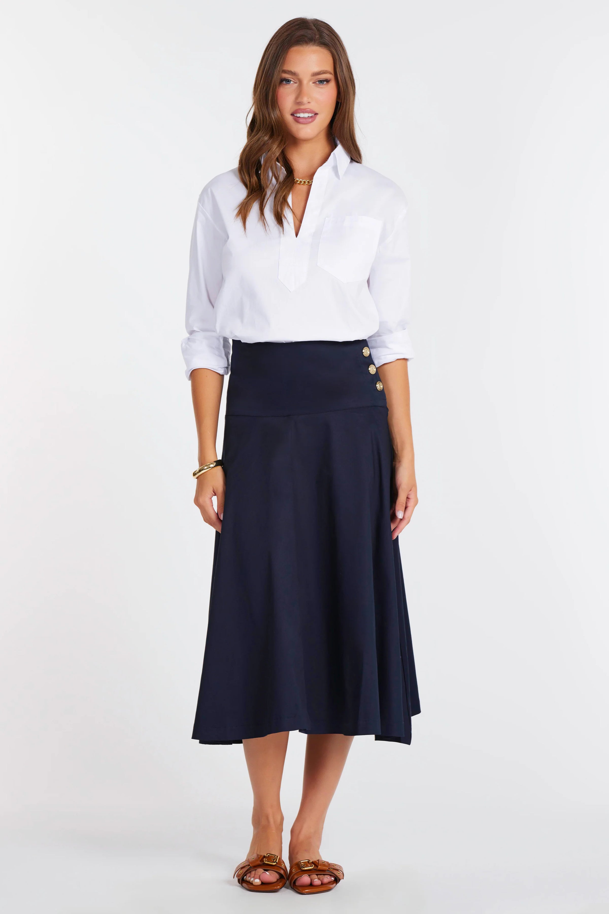 Casey Poplin Pullover
