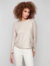 Plush Knit Hoodie Sweater