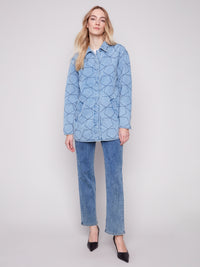 Star Quilted Denim Jacket