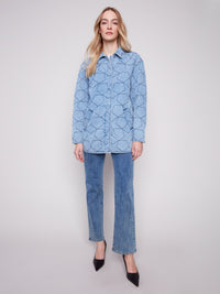 Star Quilted Denim Jacket