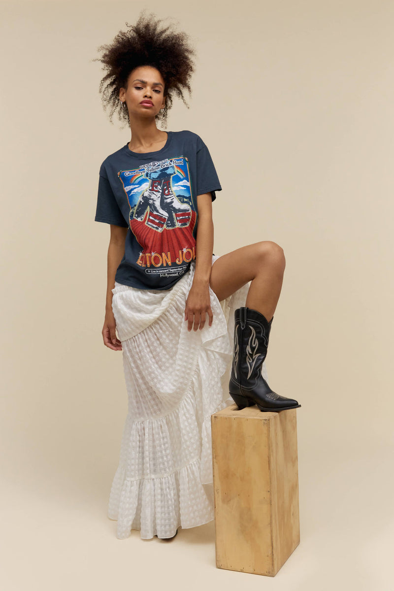 Elton John Hollywood Boots Boyfriend Tee