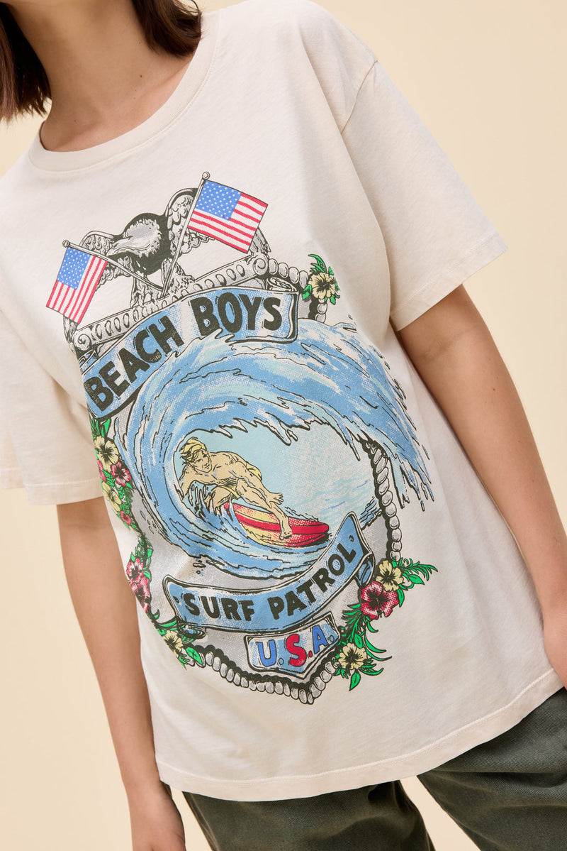 Beach Boys Surf Patrol Boyfriend Tee