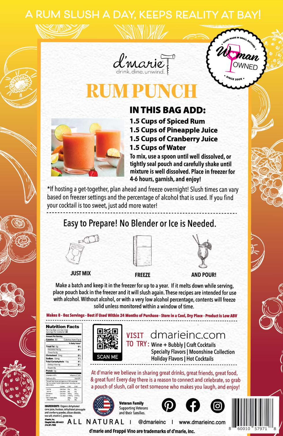 d'marie Rum Punch