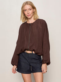 Linen Bubble Jacket