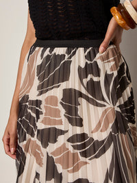 Nostalgia Pleated Midi Skirt