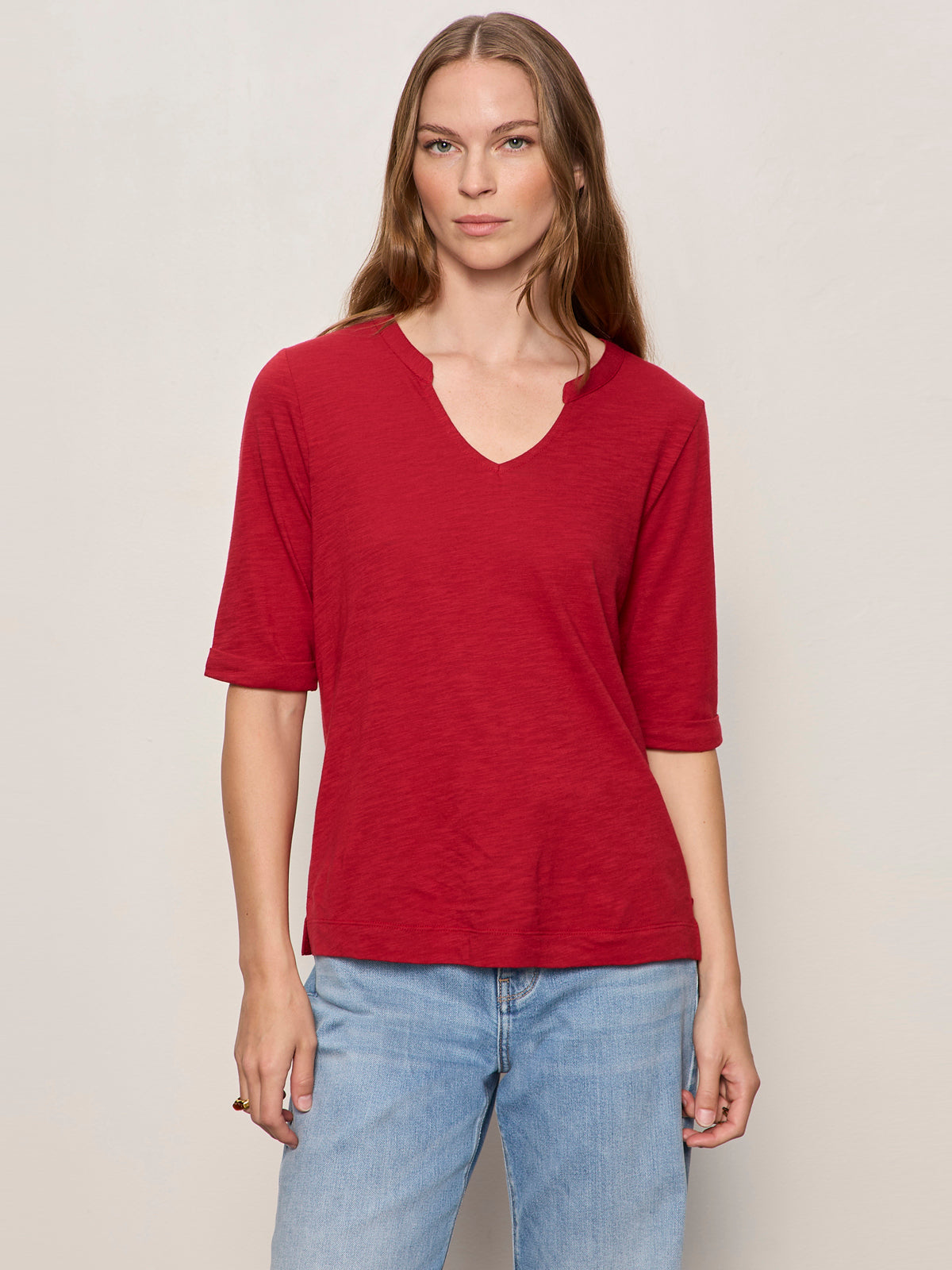 Dolce Notch Neck Tee
