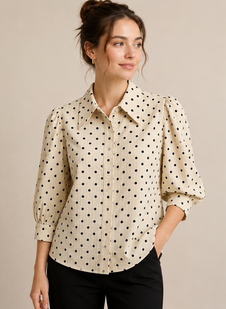 Cate Ruched Sleeve Top