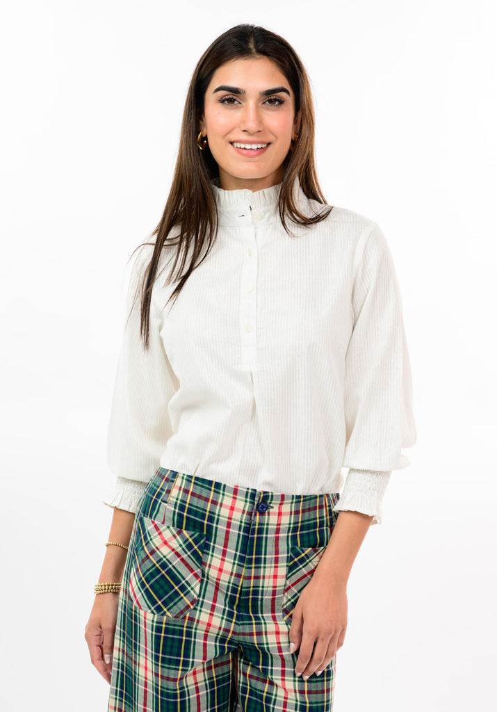 Metallic Stripe Top