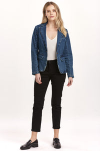 Minah Denim Blazer Jacket