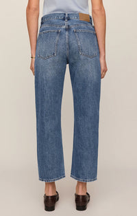 The Off Duty Denim Bowed Ankle