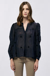 Anna Lisa Button Long Sleeve