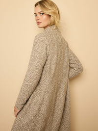 Sherpa Tweed Knit Topcoat