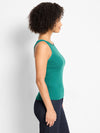 Trimmed Perfect Knit Ribbed Tank