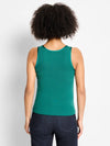 Trimmed Perfect Knit Ribbed Tank