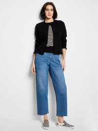 Fringe Mix Femme Knit Jacket