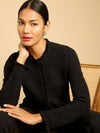 Fringe Mix Femme Knit Jacket