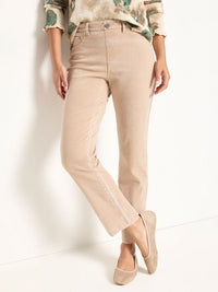 28" Recess Straight Knit Ankle Pull On Jeans