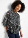 Femme Cheetah Tucked Top
