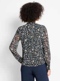 Femme Cheetah Tucked Top