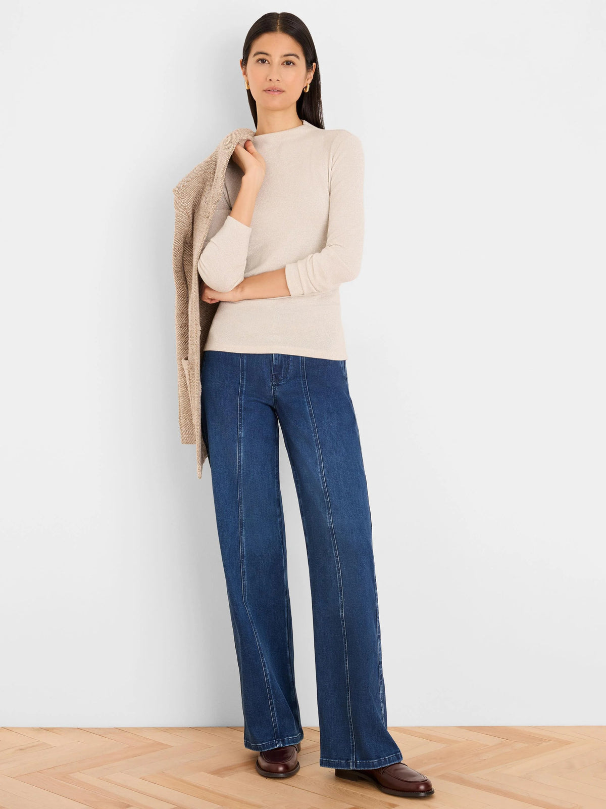 Everyday Sparkle Ruched Top