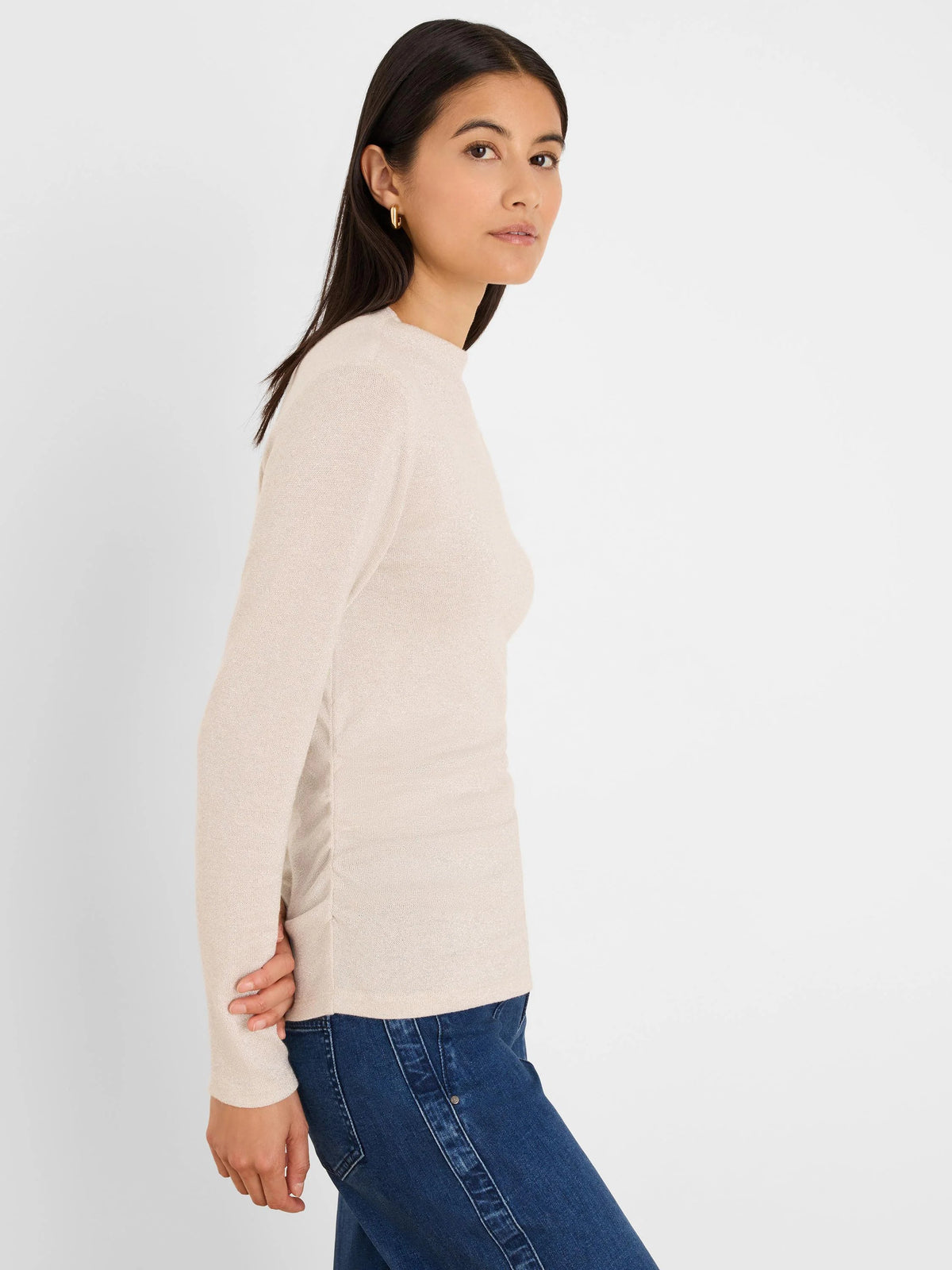 Everyday Sparkle Ruched Top