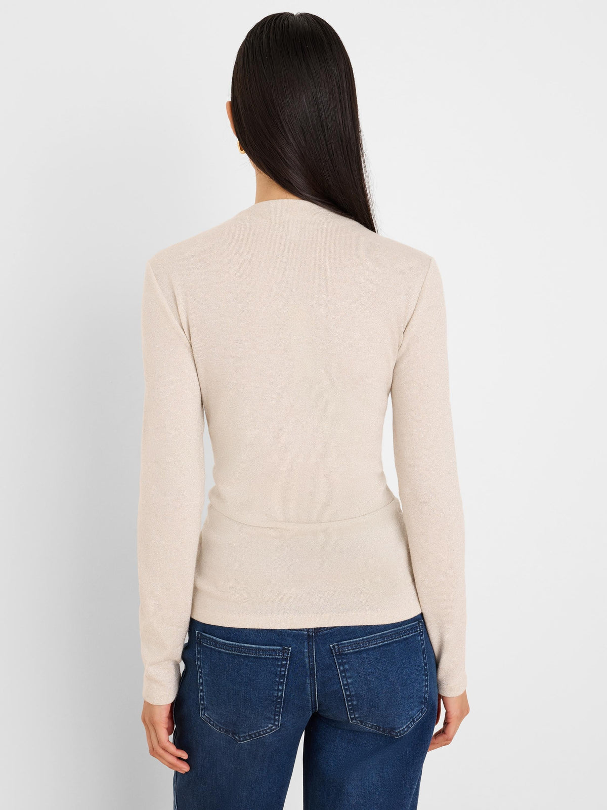Everyday Sparkle Ruched Top