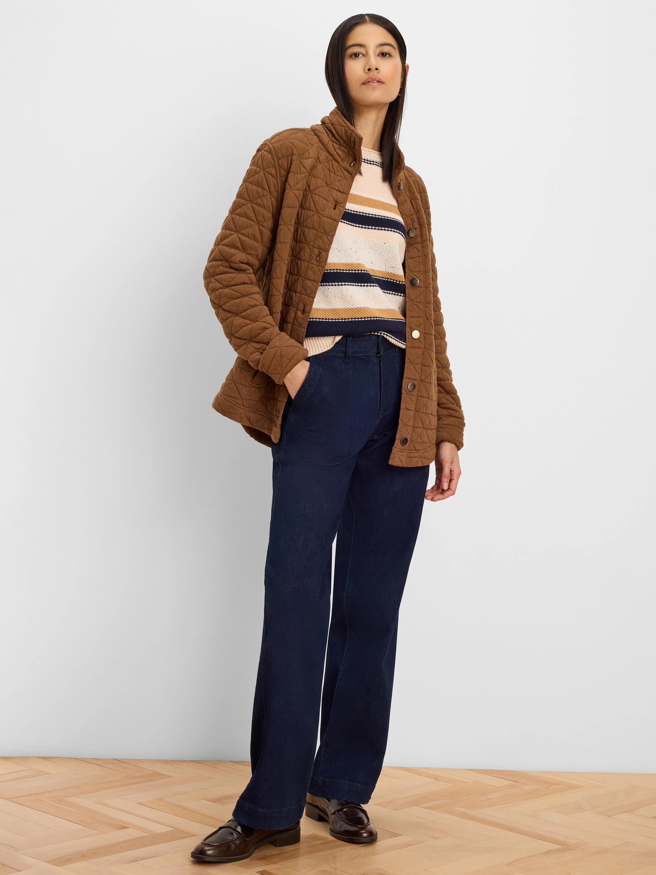 Quilted Femme Knit Jacket