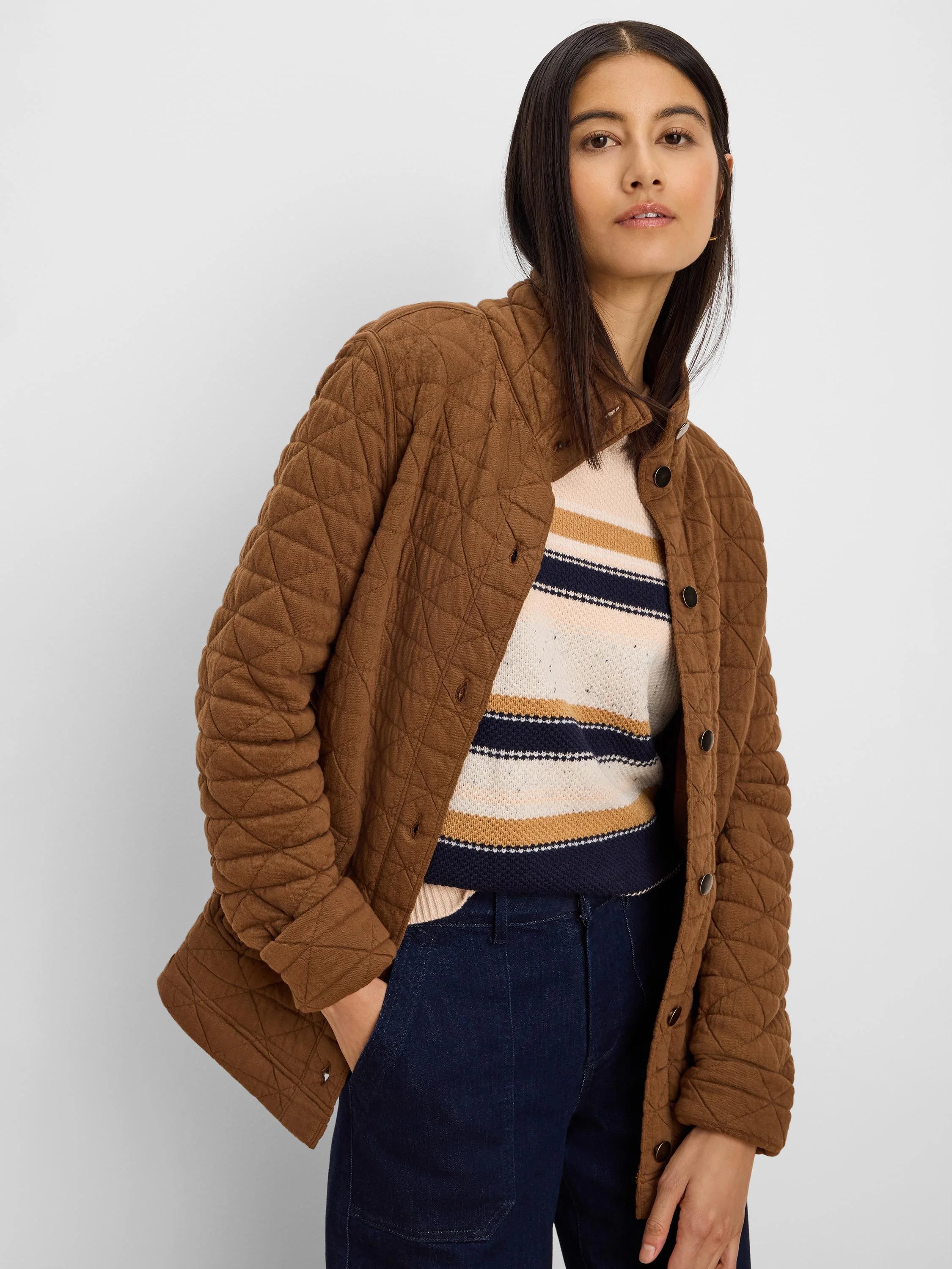 Quilted Femme Knit Jacket