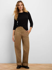 Crinkle Knit Textured Top