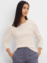 Crinkle Knit Textured Top