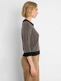 Geo Stitch Sweater