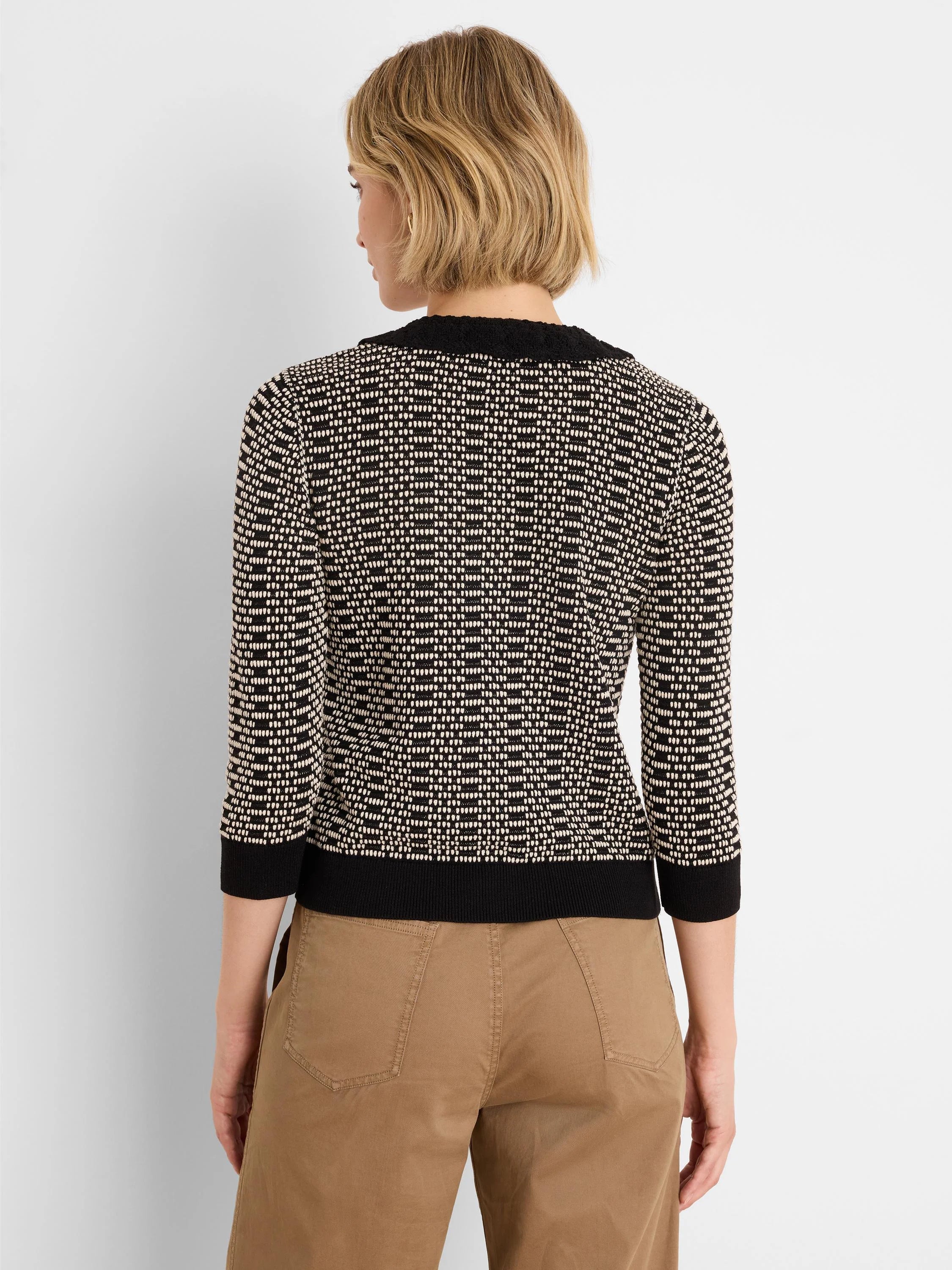 Geo Stitch Sweater