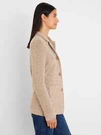 Tweed Stitch Sweater Jacket
