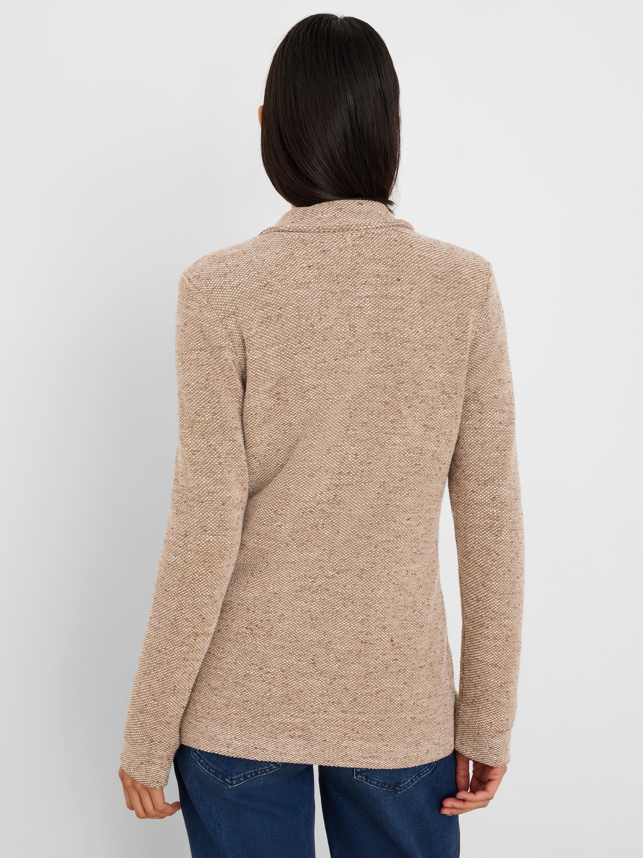 Tweed Stitch Sweater Jacket