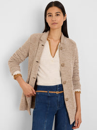Tweed Stitch Sweater Jacket