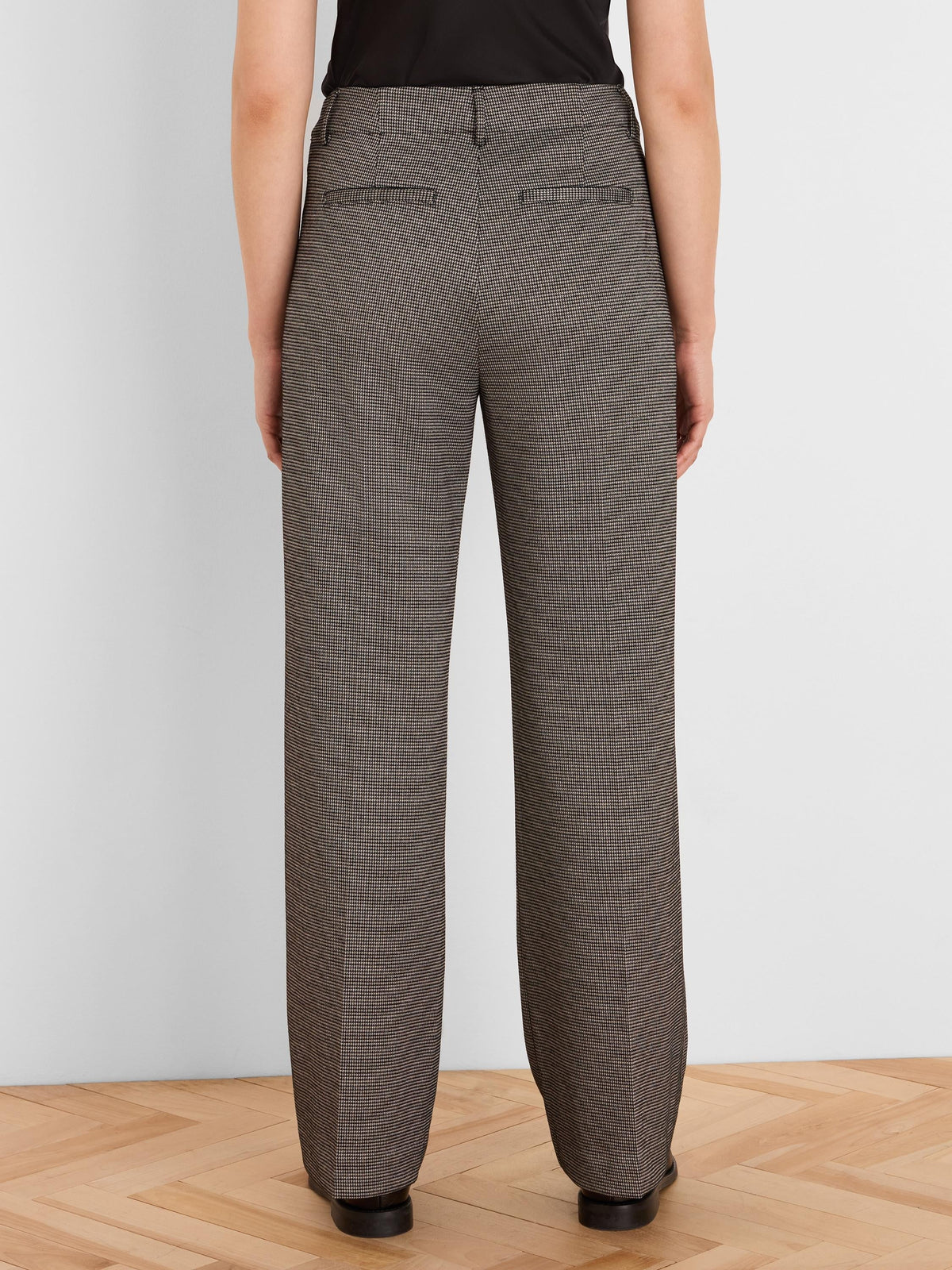 Tremont Wide Leg Lurex Tweed Trouser