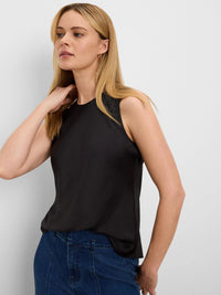 Day Gloss Woven Layering Tank
