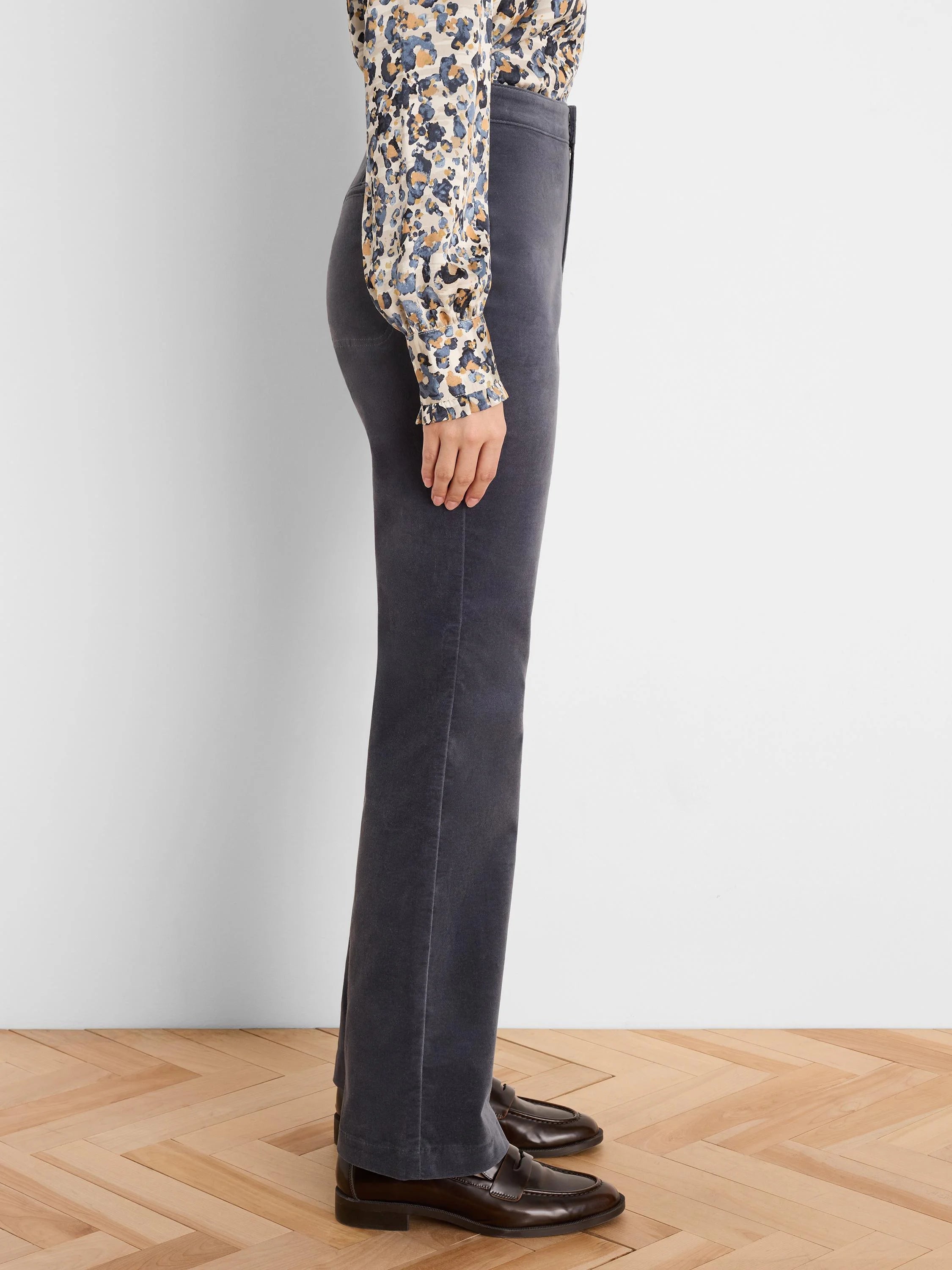 Berkeley Boot High Rise Velvet Pant