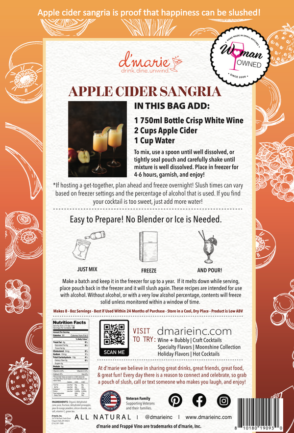 d'marie Apple Cider Sangria