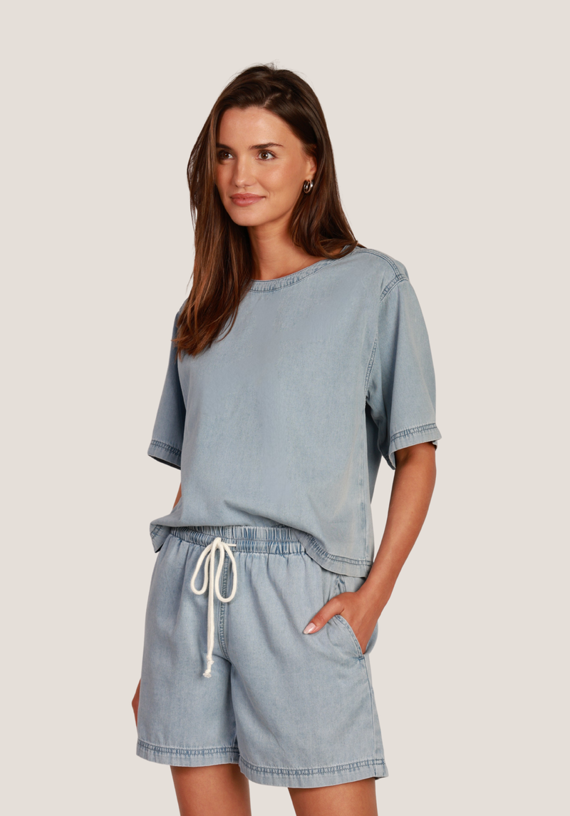 Button-Back Top