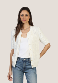 Cable-Knit Cardigan