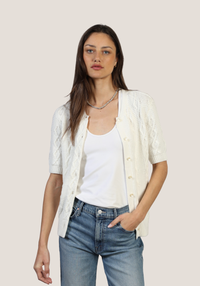 Cable-Knit Cardigan