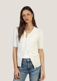 Cable-Knit Cardigan