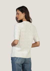Cable-Knit Cardigan