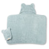 Hooded Towel + Wash Mitt Set Fog